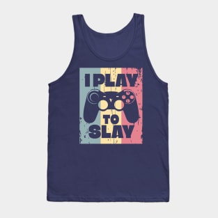 Vintage Video Game Player Retro Gift Tank Top